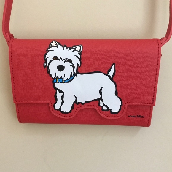 NEW Marc Tetro Westie West Highland Terrier Dog Breed Crossbody Bag Card Holder - Picture 7 of 13